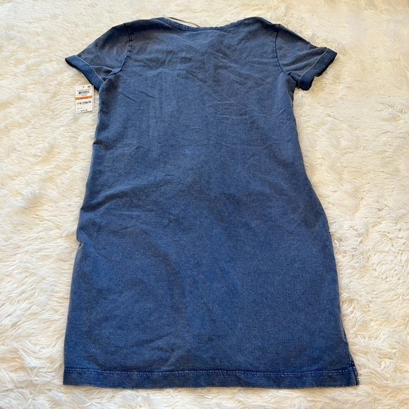 Style Co Womens Dress Small Blue Autumn Lounge Lace Up Coastal Cowgirl Boho13971 - Picture 4 of 12